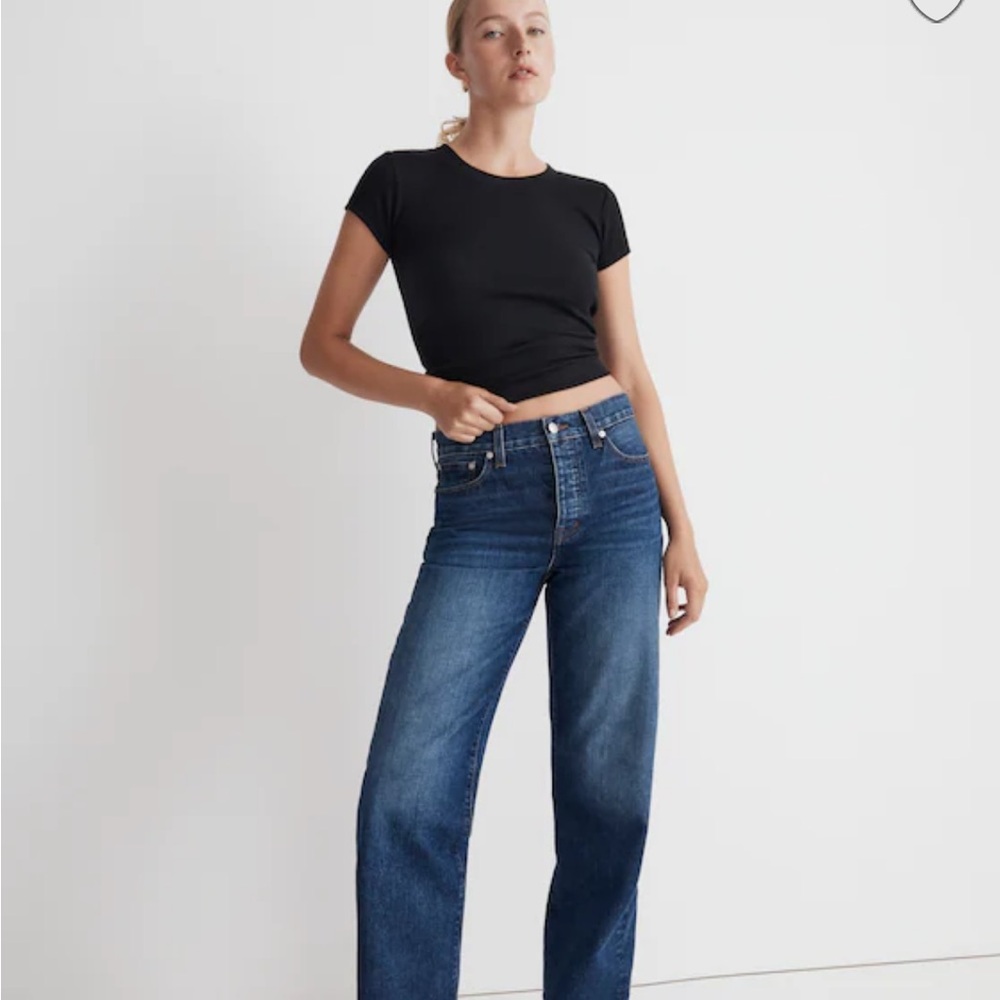 Madewell Low Slung Straight 30 Tall!